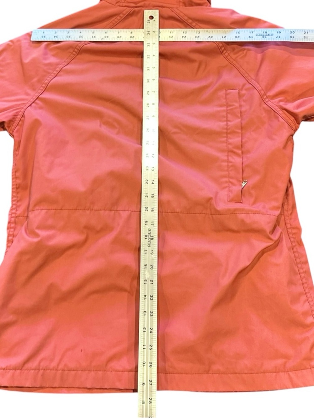 Vintage Woolrich Parka Women’s Salmon Red Hooded Outdoor Hiking Jacket Sz M - Picture 11 of 12